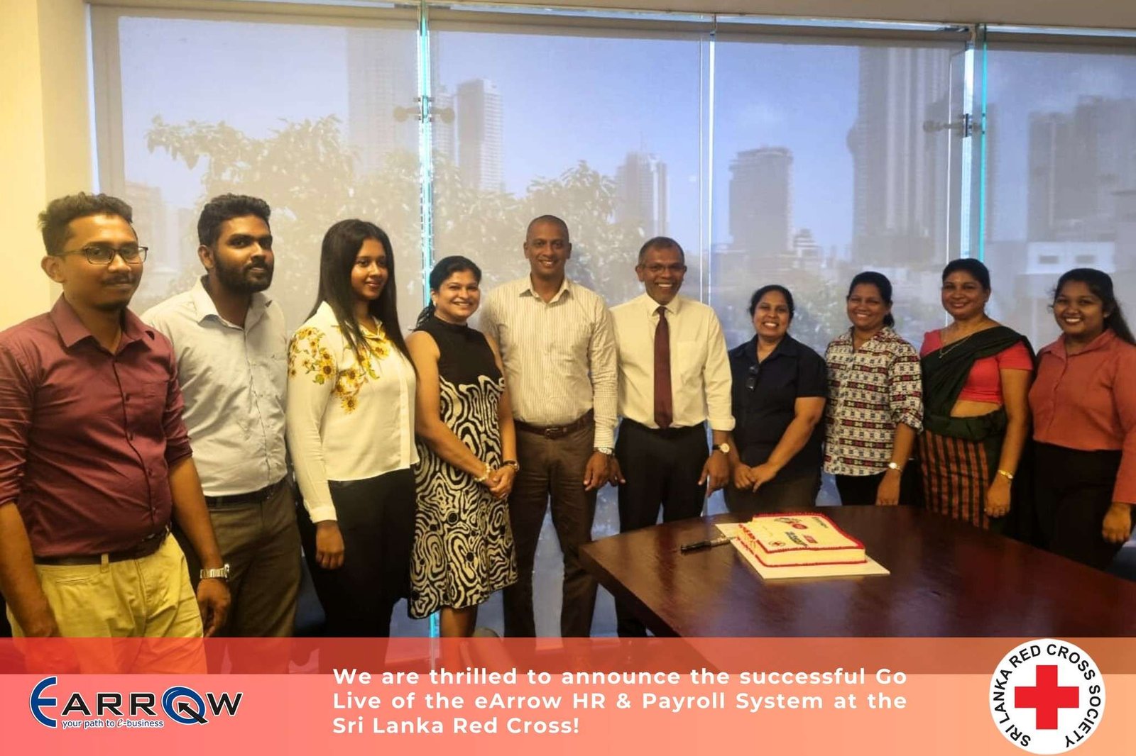 Successful Go Live of the eArrow HR & Payroll System at the Sri Lanka Red Cross